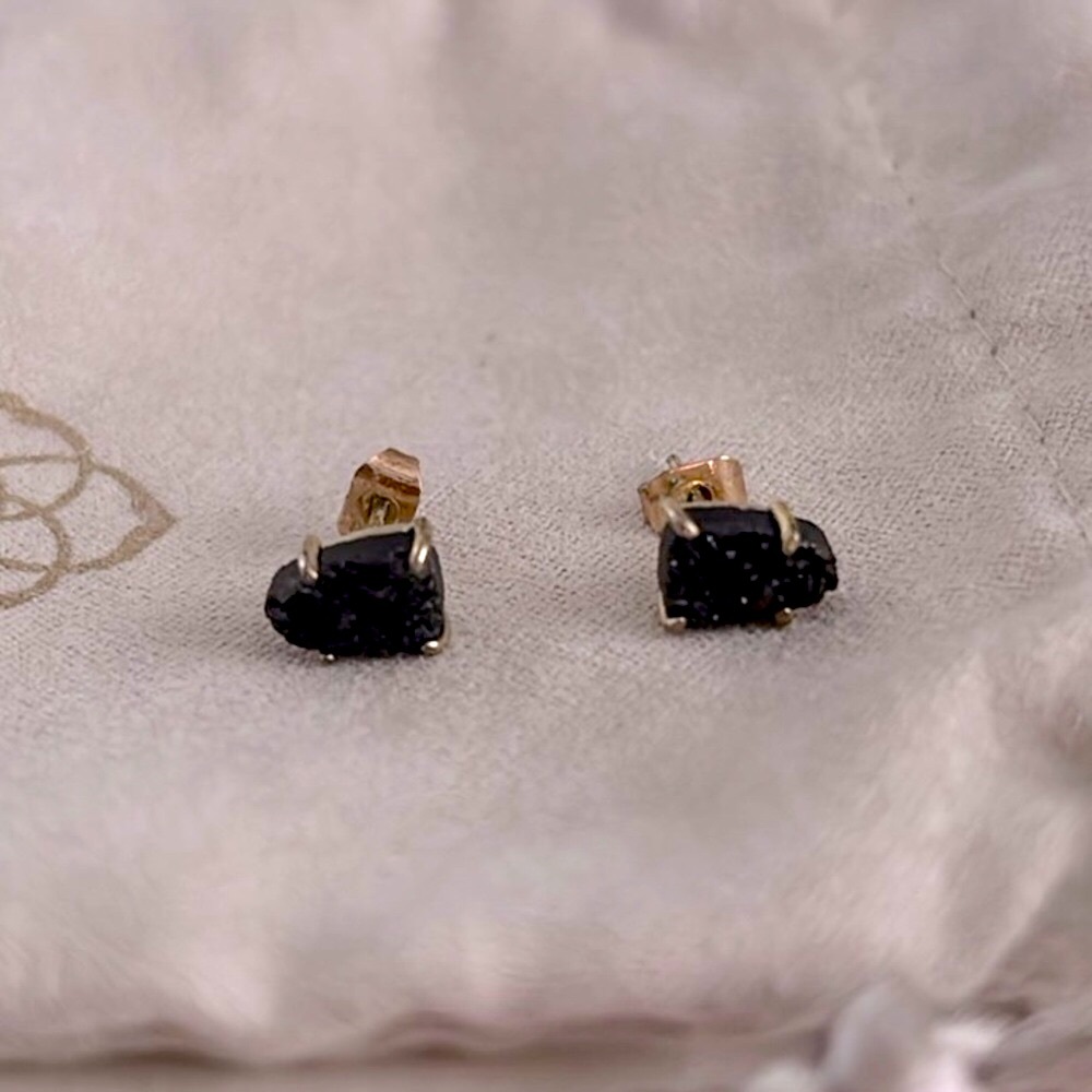 Kendra Scott Black Stone Studs